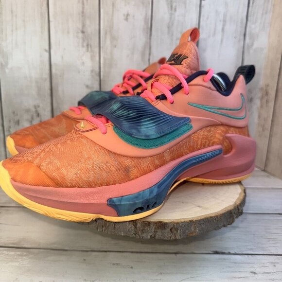 Nike Zoom Freak 3 Stay Freaky Crimson Bliss/Thunder Blue DA0694-600 Womens 8 - Picture 4 of 11